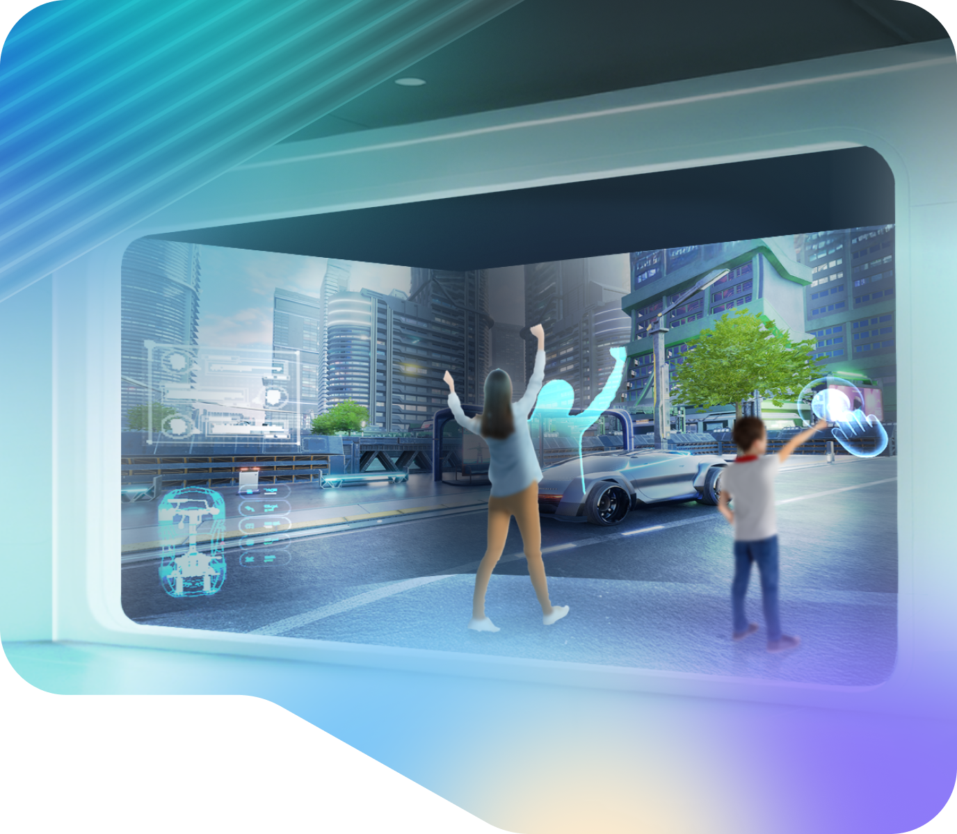 Elevate training or public engagement with CHAIN’s 4D Immersive CAVE and tailored VR content.